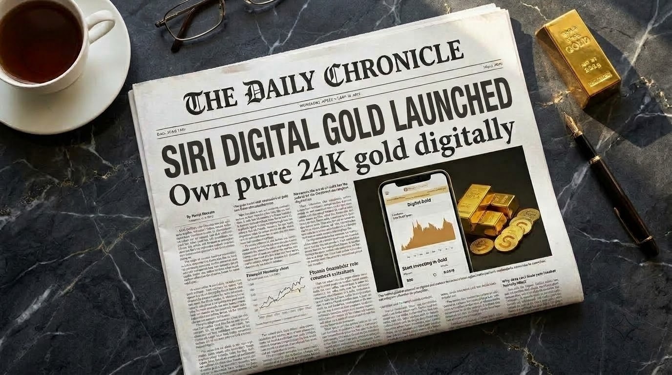 Siri Gold & Diamonds Launches Siri Digital Gold: A Smarter Way to Own 24K Gold